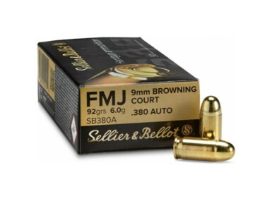 Sellier & Bellot 9mm Brow. Court, FMJ