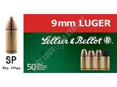Sellier & Bellot 9mm Luger -  SP 8,0g