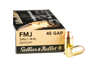Sellier & Bellot .45 G.A.P, FMJ