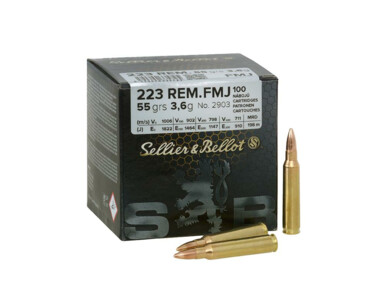 Sellier & Bellot 223 Remington, FMJ
