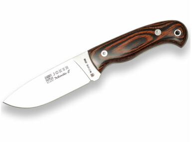 Lovecký nůž JOKER CR58 REDWOOD + kožené pouzdro