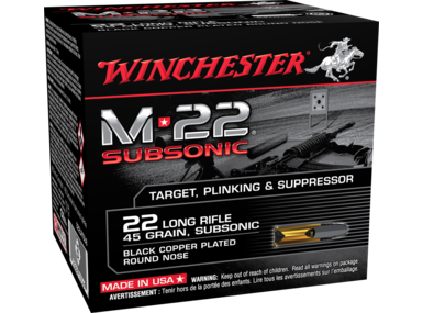 Winchester 22 LR Subsonic