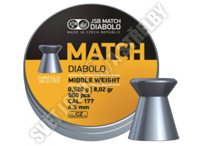 Diabolo JSB Match 4,5mm - 500ks
