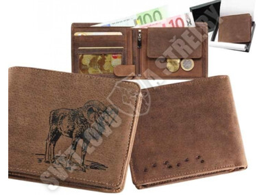 Kožená peněženka M2 - muflon